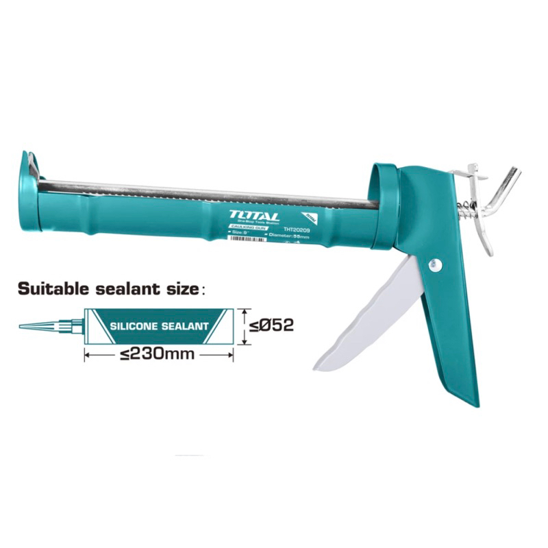 Súng bơm silicon 9 inch TOTAL THT20209 (Chính hãng TPC)
