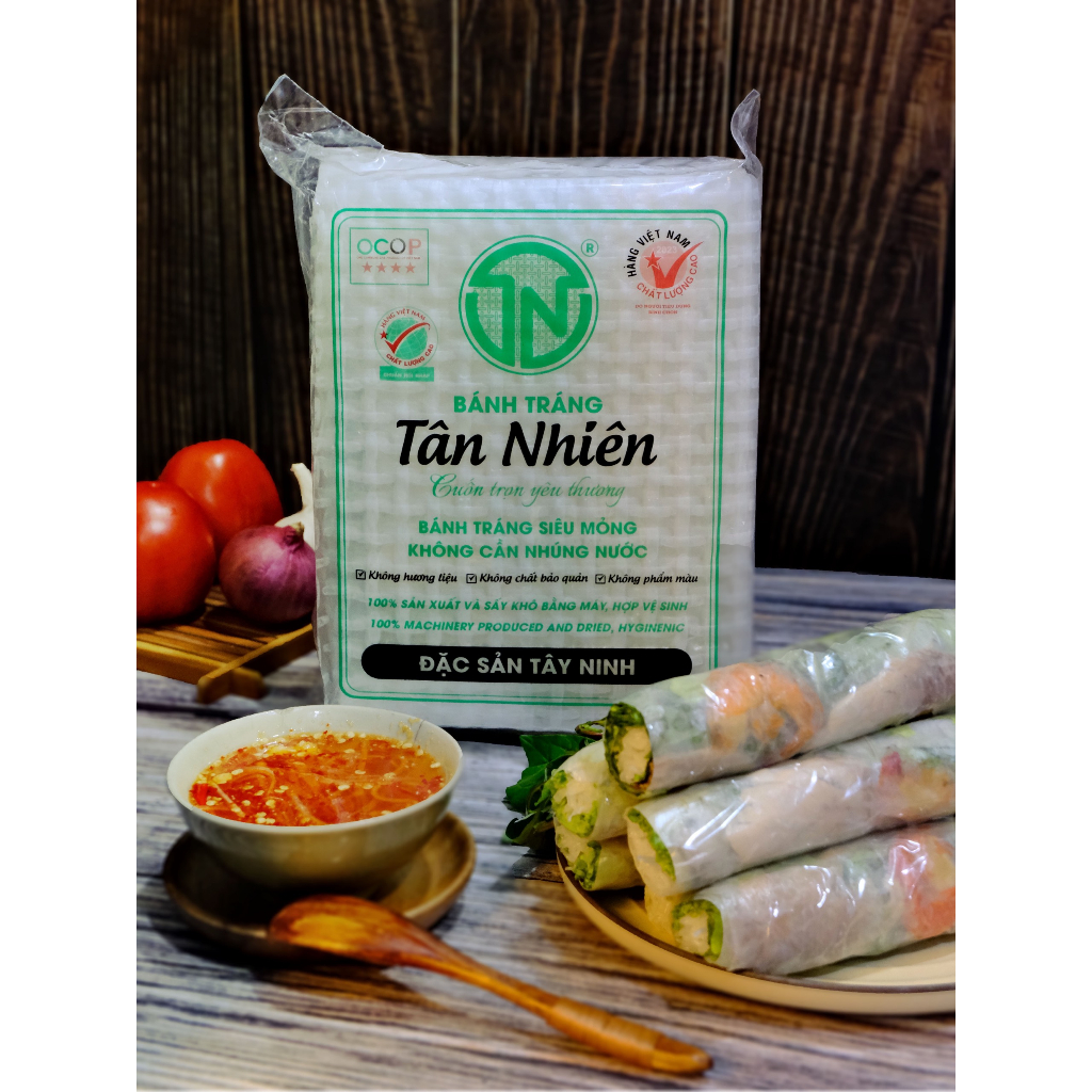 Sỉ 1 cây bánh tráng siêu mỏng Tân Nhiên 450g