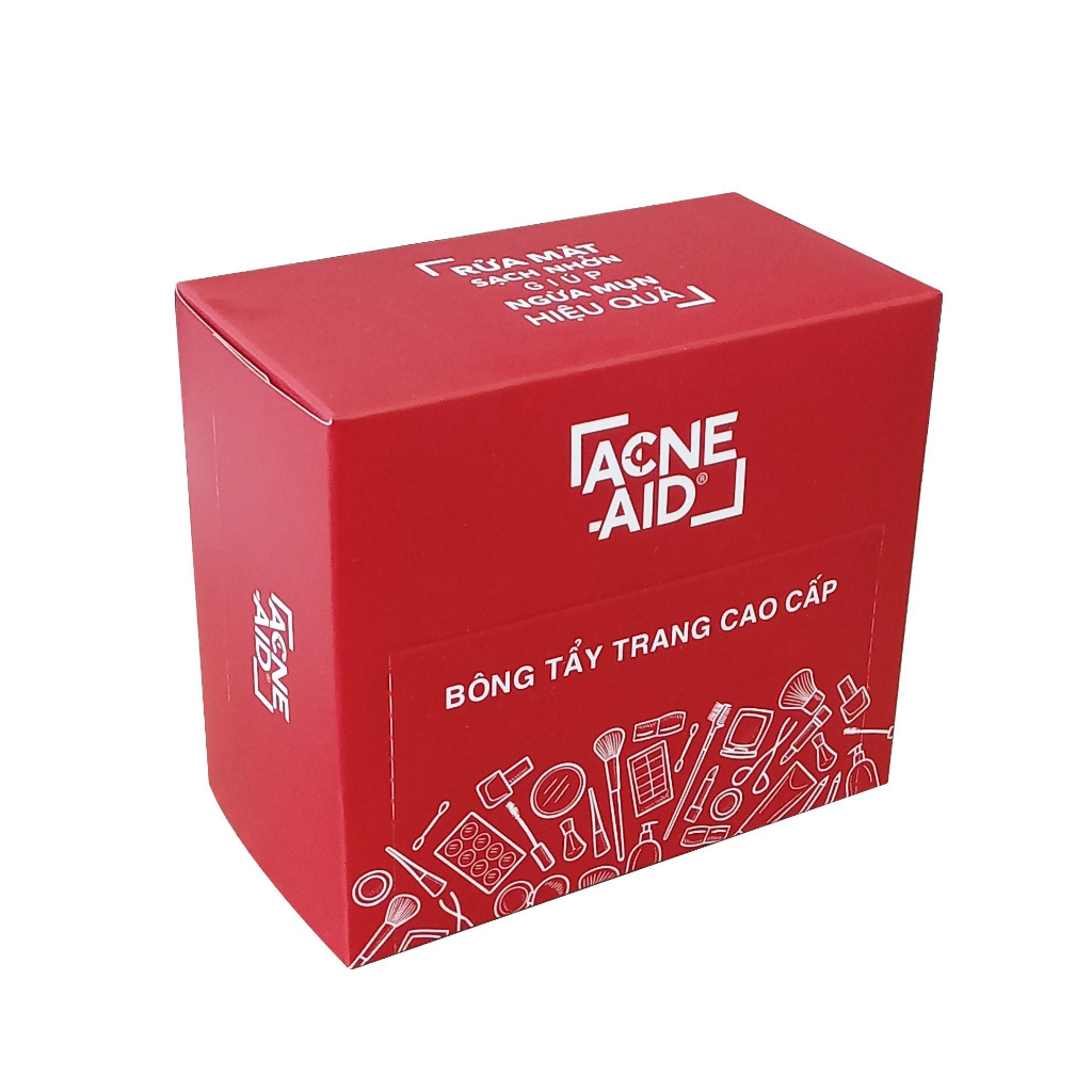 (Quà tặng không bán) Bông tẩy trang cao cấp Acne Aid