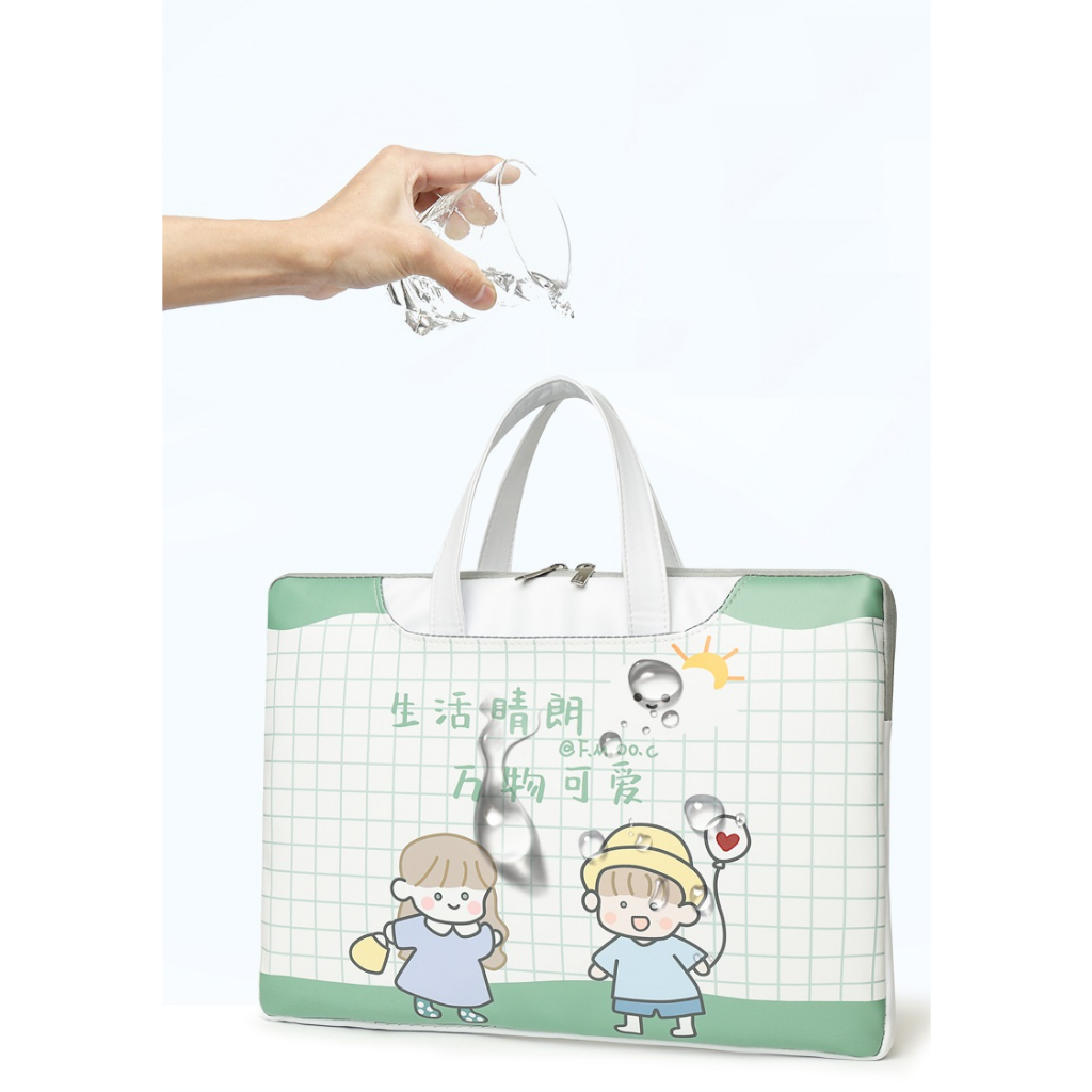 Túi chống sốc Laptop, Macbook 15.6 inch da PU cao cấp chống nước BAG U LTHH20