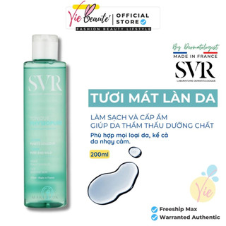 Nước Cân Bằng Làm Sạch Sâu Cho Da Nhạy Cảm SVR Physiopure Tonique 200ml - Toner Dành Cho Da Nhạy Cảm