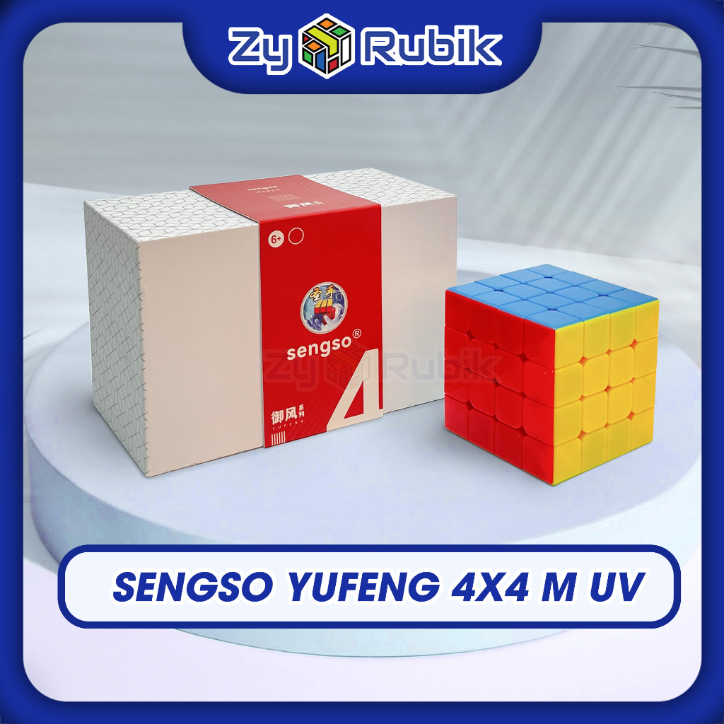 Rubik 4x4 5x5 Sengso Yufeng UV Stickerless- Rubic 4x4 /5x5 Không Viền Có Nam Châm Phủ UV Chống Bám V
