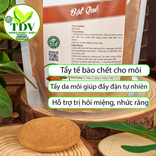 250GAM BỘT QUẾ NGUYÊN CHẤT OGANIC