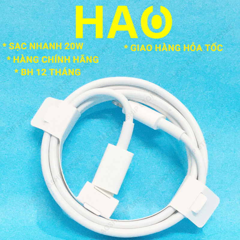 Dây Sạc Nhanh Type C 20w , cáp sạc nhanh 20w - Hỗ Trợ Sạc Nhanh - Dùng Cho Các Máy Từ 8 đến 15 - Hào Store