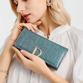 Ví nữ dài dáng gấp kim tuyến sang chảnh Mim Mim Store DIO19