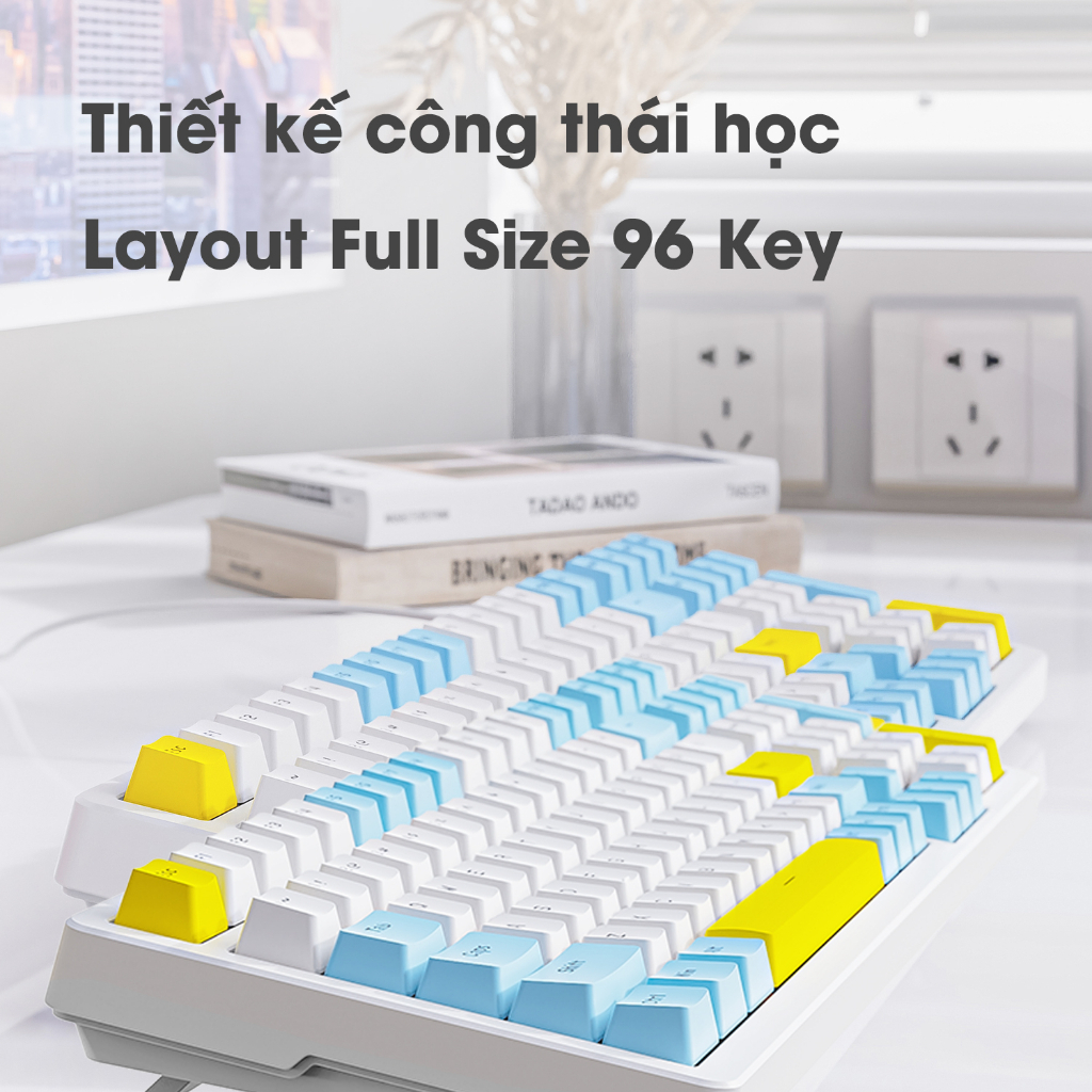 Bàn Phím Cơ Gaming K3 Max - Red Switch - 20 Chế Độ Led - Hotswap - Lót Foam Cách Âm 2 Lớp Gõ Êm