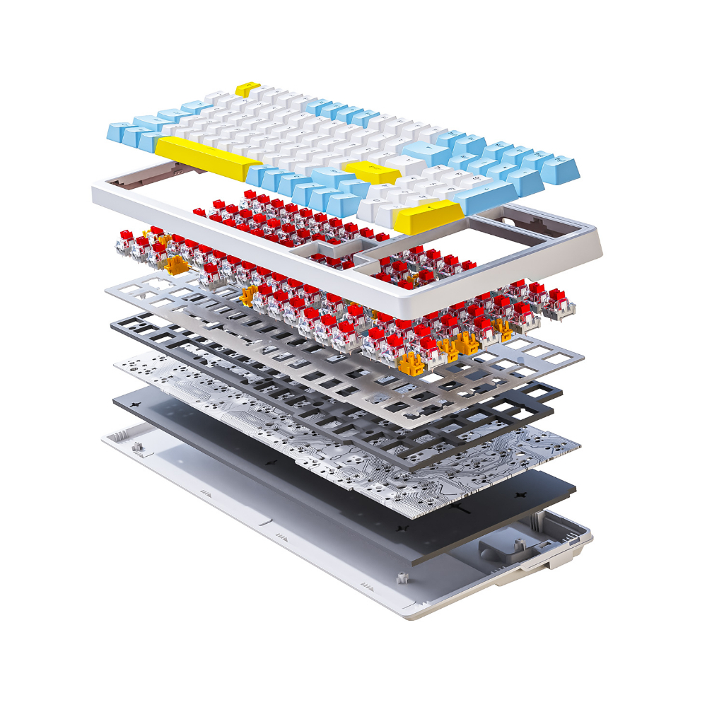 Bàn Phím Cơ Gaming K3 Max - Red Switch - 20 Chế Độ Led - Hotswap - Lót Foam Cách Âm 2 Lớp Gõ Êm