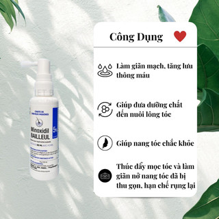 Xịt Mọc Tóc Minoxidil 5% - Giảm Rụng Tóc , Kích Mọc Tóc