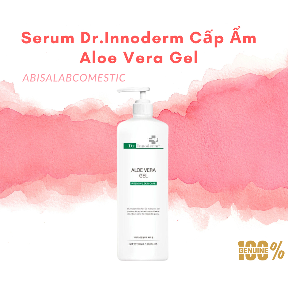 Serum Dr.Innoderm Cấp Ẩm Aloe Vera Gel 1000ml