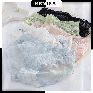 Quần lót nữ ren lưới khuẩn henis – quần chíp nữ trơn siêu sexy 363