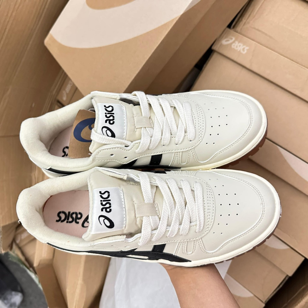 Giày Thể Thao Asics Court MZ Cream Black Gum Basic Dễ Phối Đồ Đủ Size Nam Nữ Bản Cao Cấp Full Box, Phụ Kiện | BigBuy360 - bigbuy360.vn