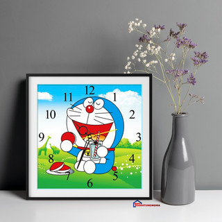 Tranh đính đá, tranh thêu chữ thập đoremon VS224 DF2852 A872 (38cm x 38cm)