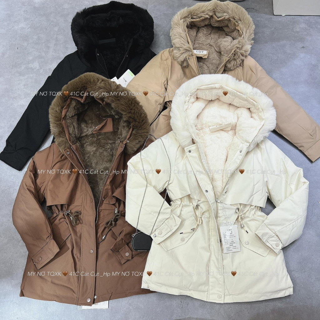 Áo parka nữ chùm mông cao cấp, Áo khoác nữ QCCC loại 1_MS22