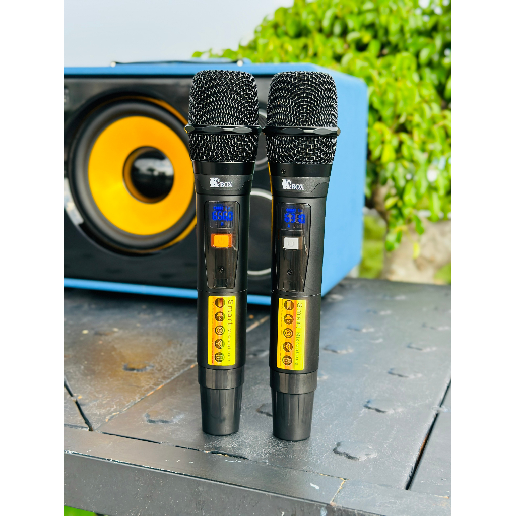 LOA XÁCH TAY KCBOX KC S8 KÈM 2MIC CÔNG SUẤT 200WAT NGOẠI HÌNH GỌN NHẸ TINH TẾ -BASS SIÊU TRẦM NGHE NHẠC KARAOKE HAY