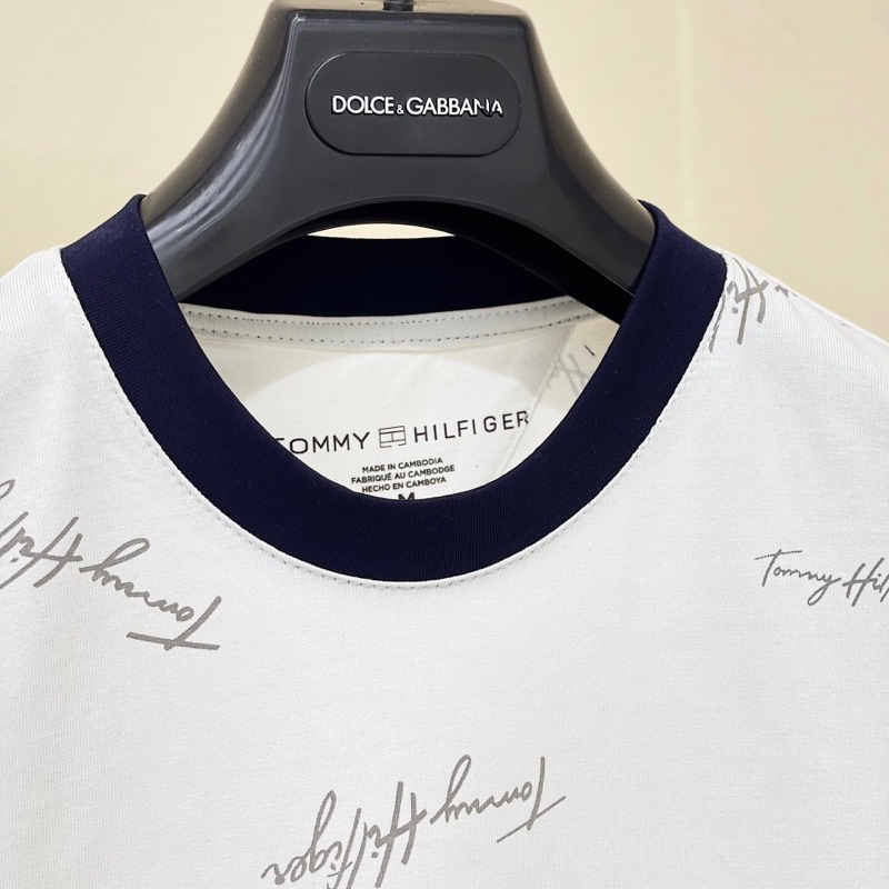 Áo Phông Tommy Chữ Kí Phiên Bản Mới Nhất 2023 - Áo Thun Tommy Thêu Phong Cách Boy Phố Chất Cotton Co GiãN 4c