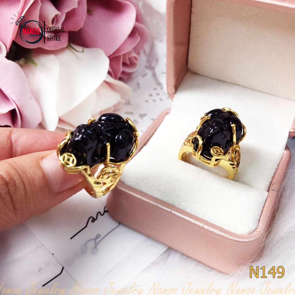 Nhẫn Tỳ Hưu Đá Đỏ N115