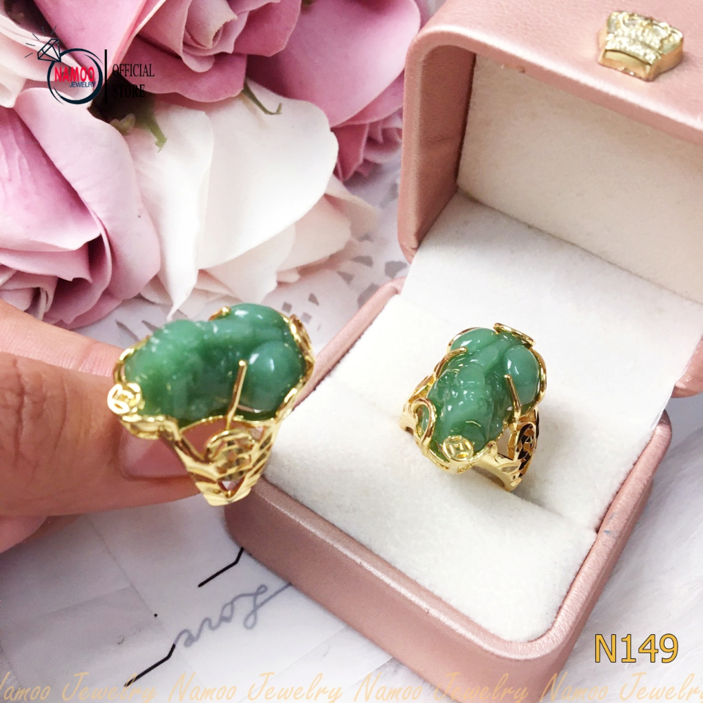 Nhẫn Tỳ Hưu Đá Đỏ N115