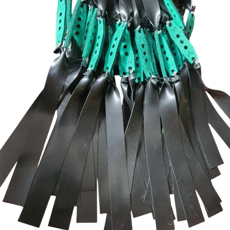 Dây thun đen dày 0.65 dài 180mm da cột 3 lỗ