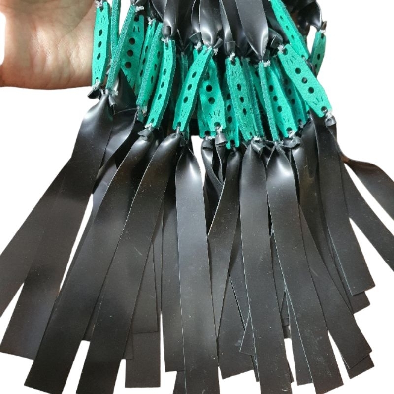 Dây thun đen dày 0.65 dài 180mm da cột 3 lỗ