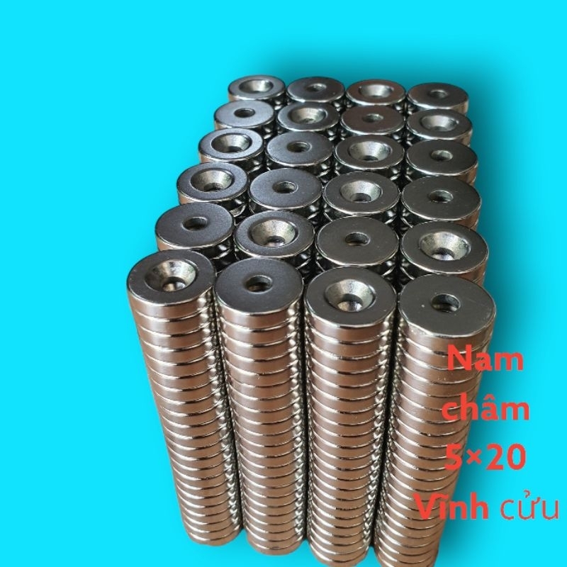 Nam châm 5×20 vĩnh cửu siêu hít chế đồ yêu thích