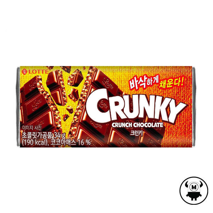 Socola Crunky Lotte Hàn Quốc 34g