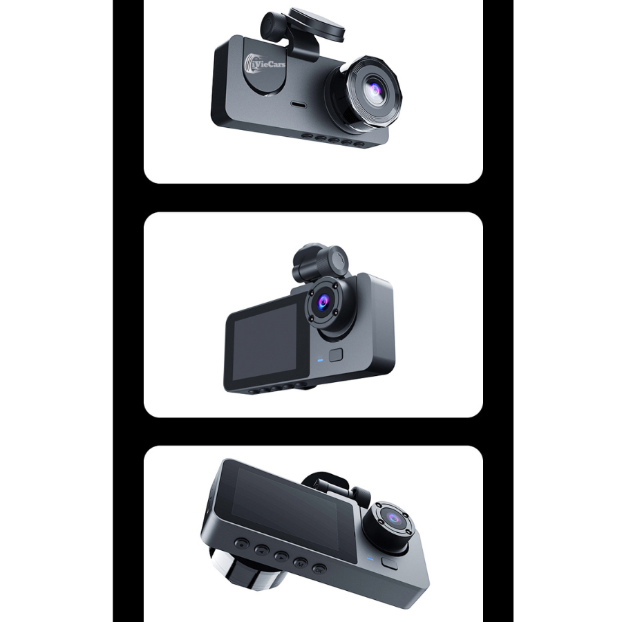 Camera hành trình 3 mắt new taxi lưu giữ mọi khoảnh khắc từ ngoài và trong xe | BigBuy360 - bigbuy360.vn