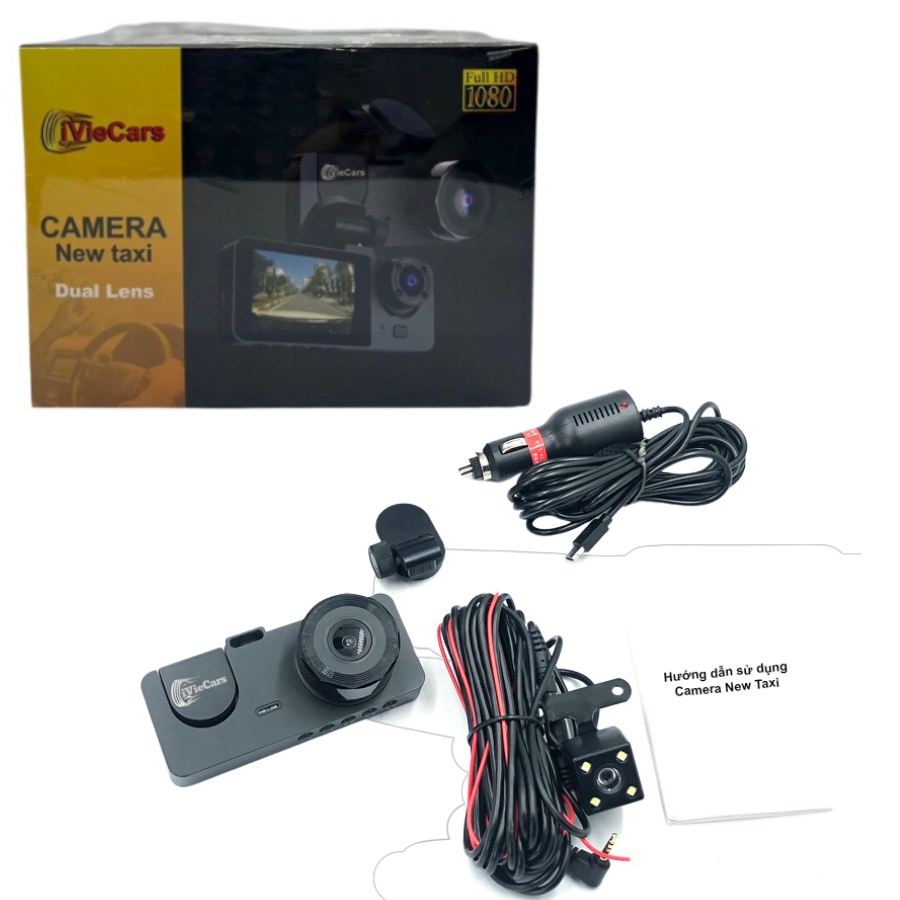 Camera hành trình 3 mắt new taxi lưu giữ mọi khoảnh khắc từ ngoài và trong xe | BigBuy360 - bigbuy360.vn