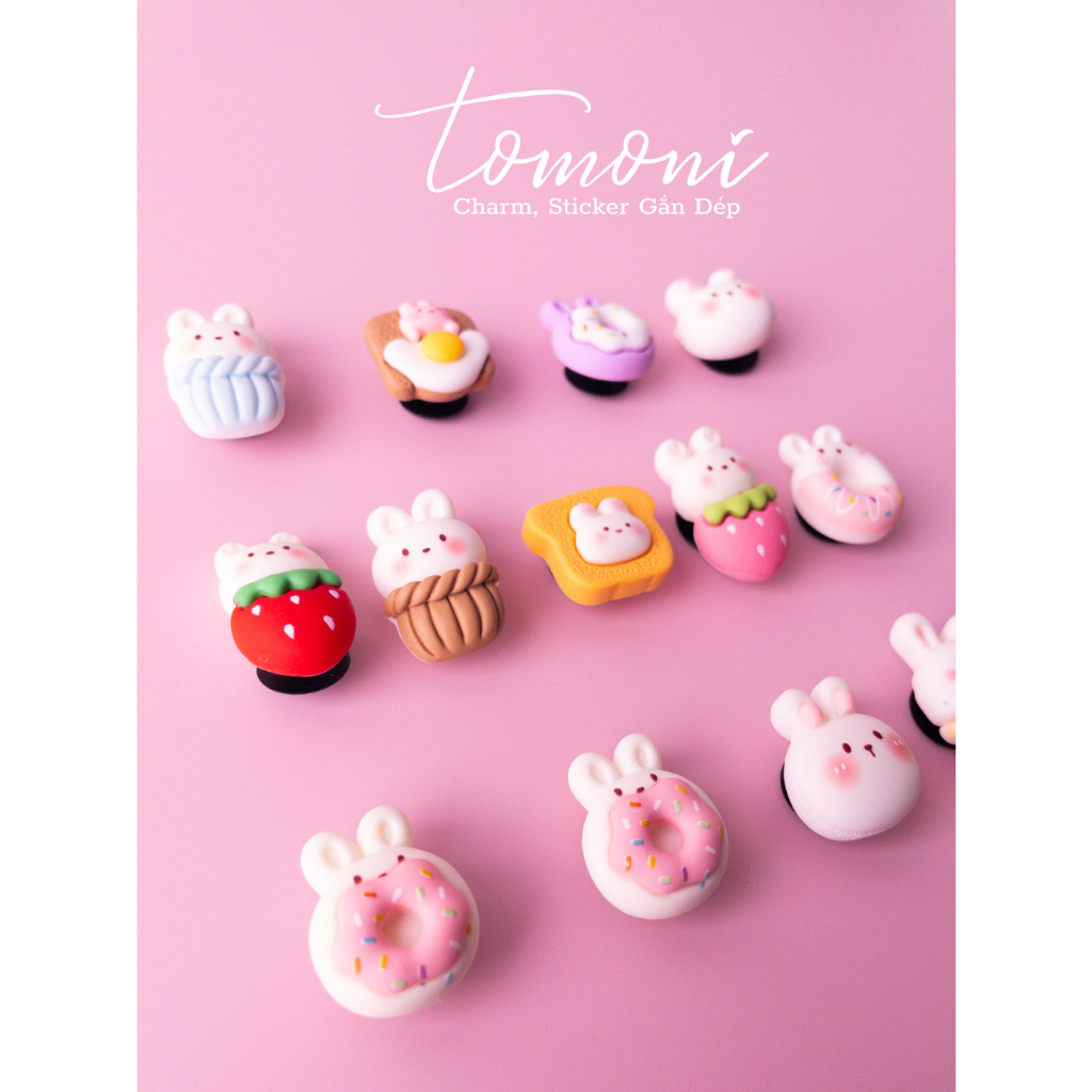 Sticker Gắn Dép, Hình Charm DIY Trang Trí Giày Dép Hoạt Hình Dễ Thương - HQ31