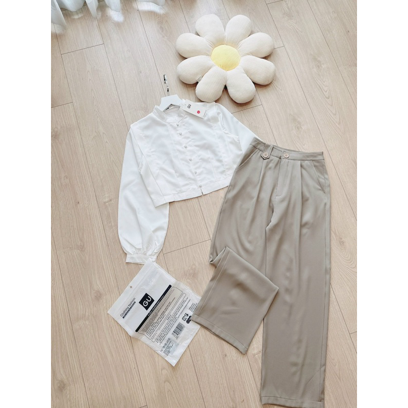 Set áo sơ mi quần xuông