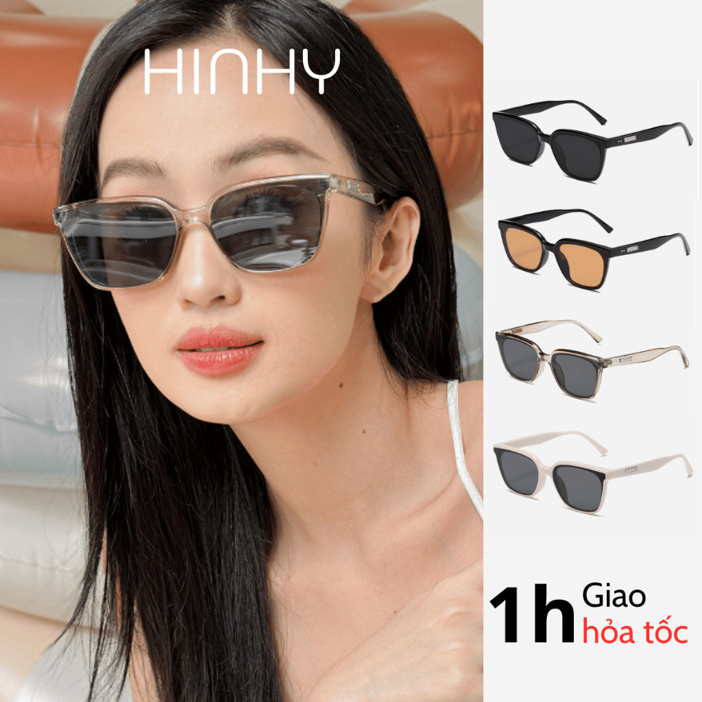 Kính Mát GM MAT Vuông Cao Cấp Chống UV400 Thời Trang Nam Nữ Hàn Quốc