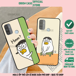 Ốp lưng Oppo A53 in hình vịt ngáo ngơ, người cá xanh vô tri, ngộ nghĩnh.