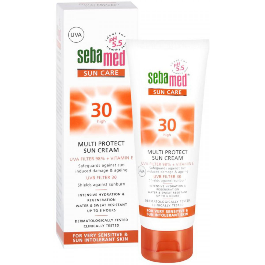 Sebamed Kem chống nắng cho da nhạy cảm Multi Protect Sun Cream SPF50+ (75ml)