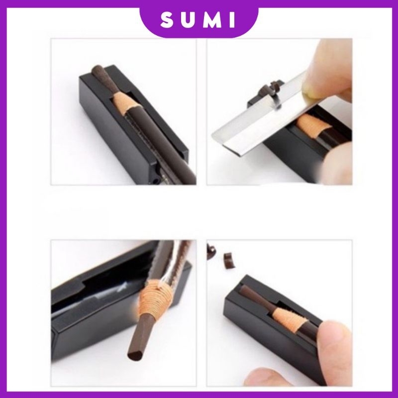 Khuôn gọt chì kẻ chân mày thường 2in1 siêu mảnh