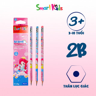 Bút chì 2B Smartkids họa tiết Unicorn PC11