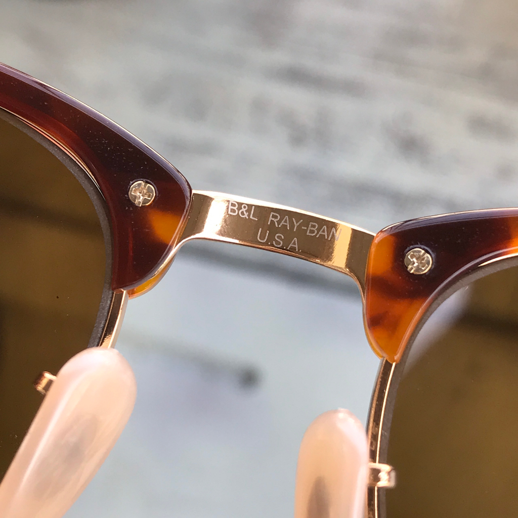 Mắt Kính Clubmaster Mắt NâU Trà 2hand - Cực Độc Dị Quá Đẹp