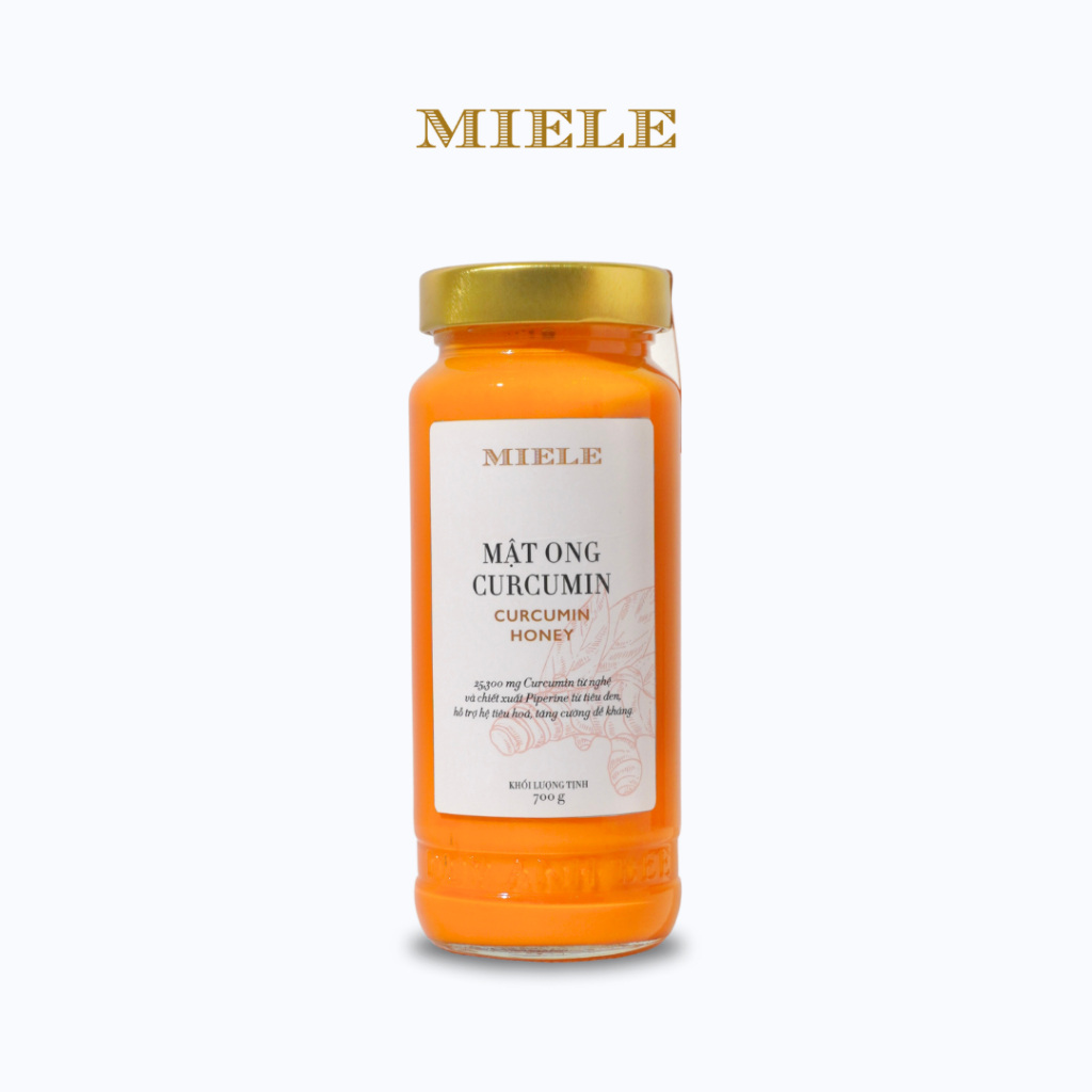 Mật Ong Curcumin Miele 700g
