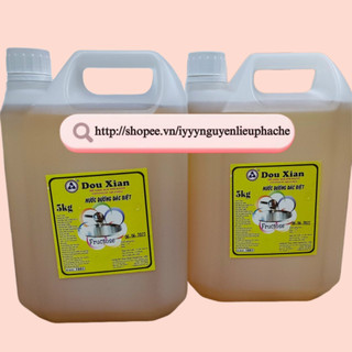 Nước đường douxian đặc biệt hàng huy pha chế đồ uống can 5kg - nguyên liệu pha chế