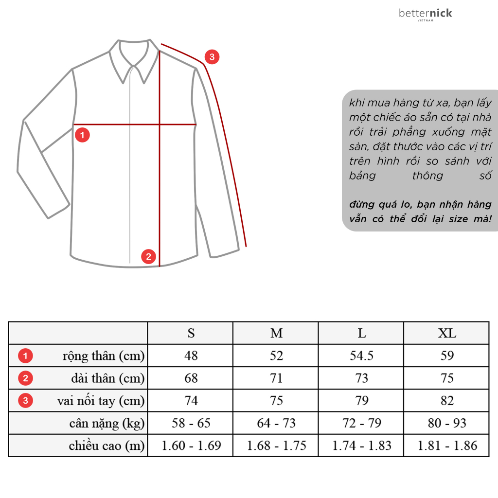 Áo sơmi nam cổ bẻ màu Off-white  có túi betterNick