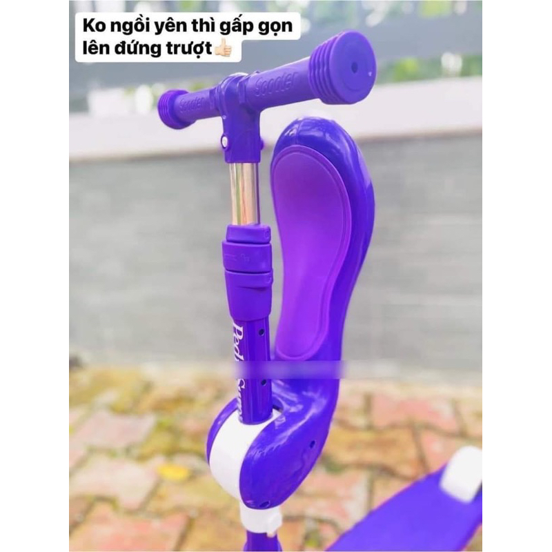 Xe chòi chân pediasure có ghế ngồi