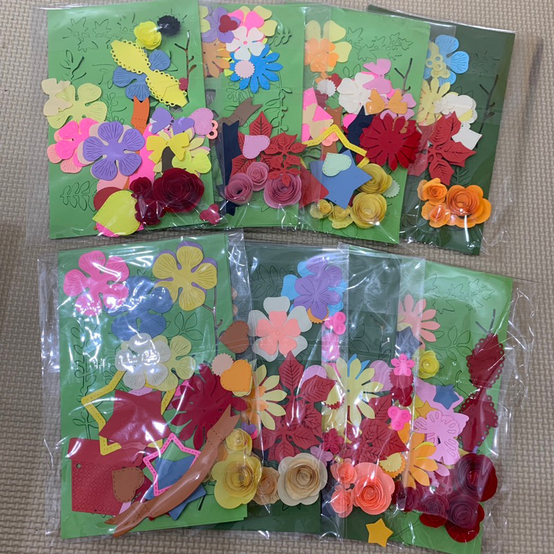 Túi hoa giấy cắt sẵn