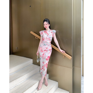 Váy lưới lót dày hàng hot hit đầm body tay hến cao cấp