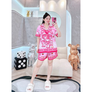 [HCM] (60-80kg) Đồ bộ bigsize đùi thun lạnh IN 3D HOẠT HÌNH - Phương Tipi. hongduyen2188.