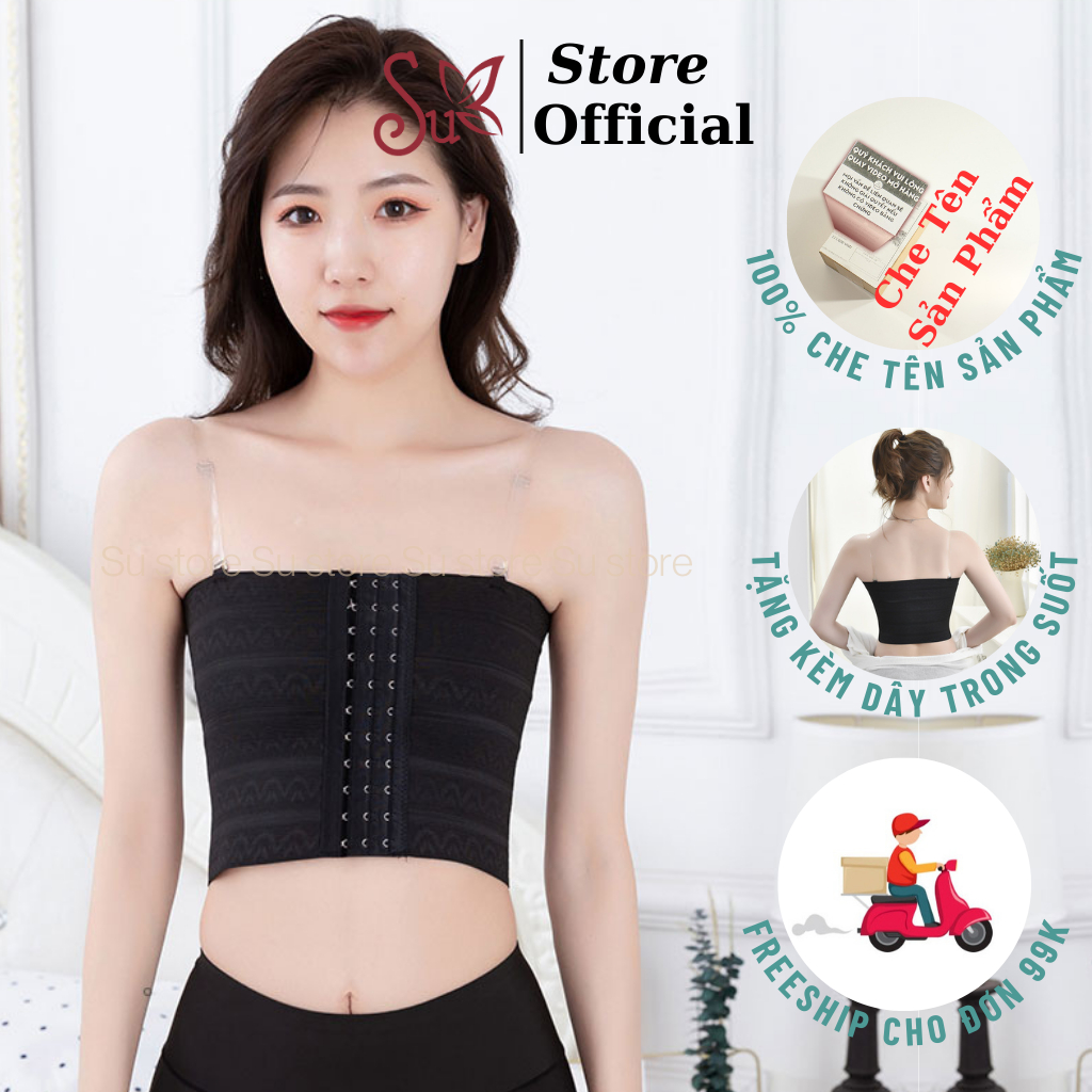 Áo Nịt Ngực Làm Nhỏ Vòng Một Tặng Kèm Dây Trong AN8282