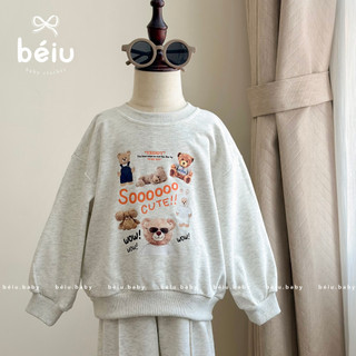 (𝑯𝒂̀𝒏𝒈 𝒄𝒐́ 𝒔𝒂̆̃𝒏 - Ảnh thật) Set nỉ Teddy cho bé