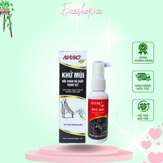 Xịt khử mùi hôi chân nano hương quế, sạch mùi hôi chân, sạch mùi giầy dép, khô thoáng, chai 50ml