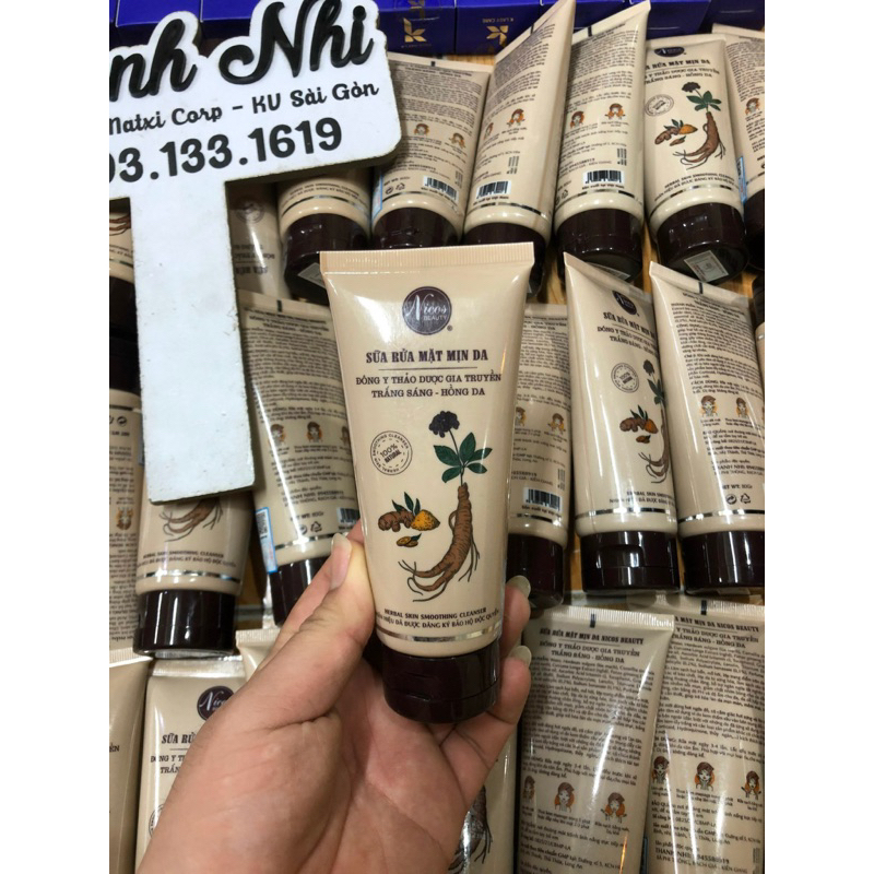 Sửa Rửa Mặt Đông Y Gia Truyền Nicos - Giúp Ngừa Mụn, Giúp Da Mịn Màng