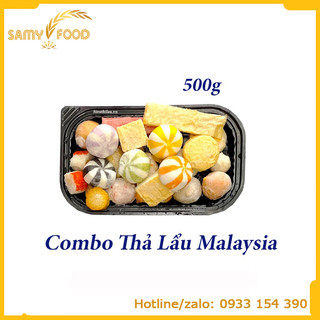 [Samy Food] [TUYỂN CHỌN VIÊN MALAY] Combo Viên Thả Lẩu thập cẩm Malaysia 500g