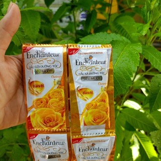 COMBO 10 GÓI - Dầu gội Enchanteur Charming & dầu xả enchanteur Charming