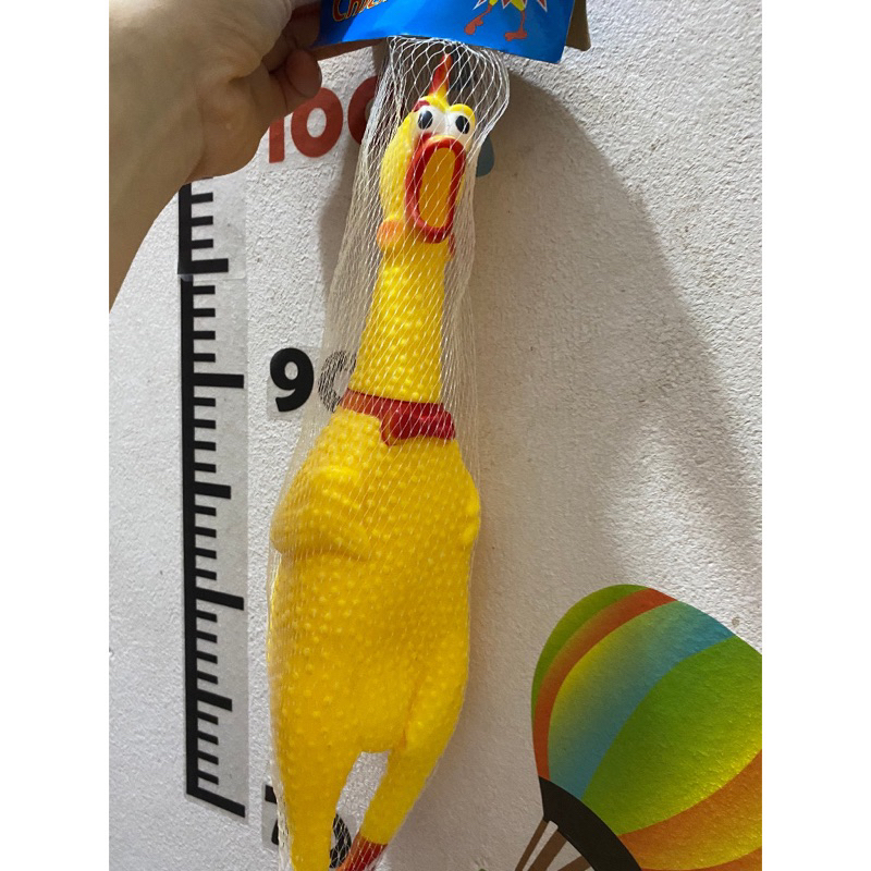 Gà bóp kêu, Size 30cm Chíp gà A LỬ bóp kêu gà la hét