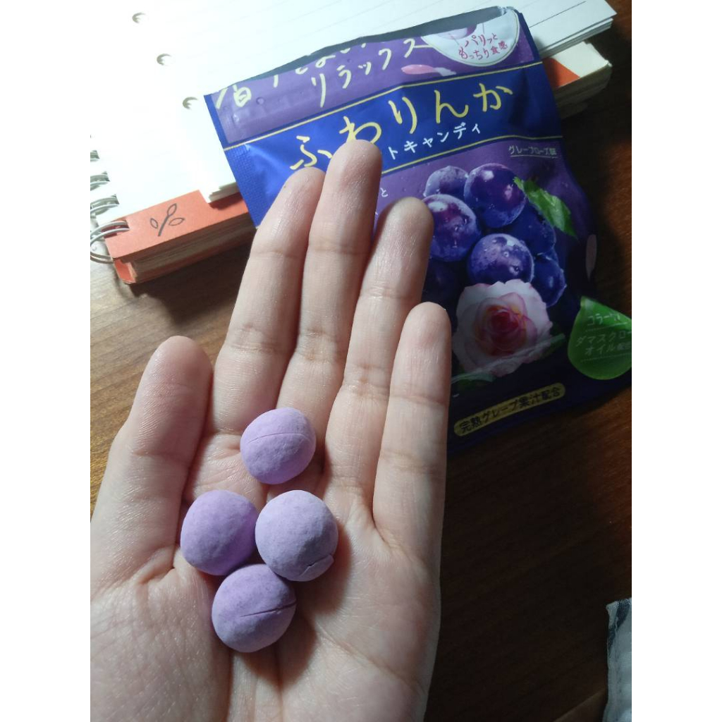 Kẹo hoa hồng giảm mùi, làm thơm cơ thể kracie túi 27g Vị nho, hoa hồng, dâu tây nội địa Nhật Bản